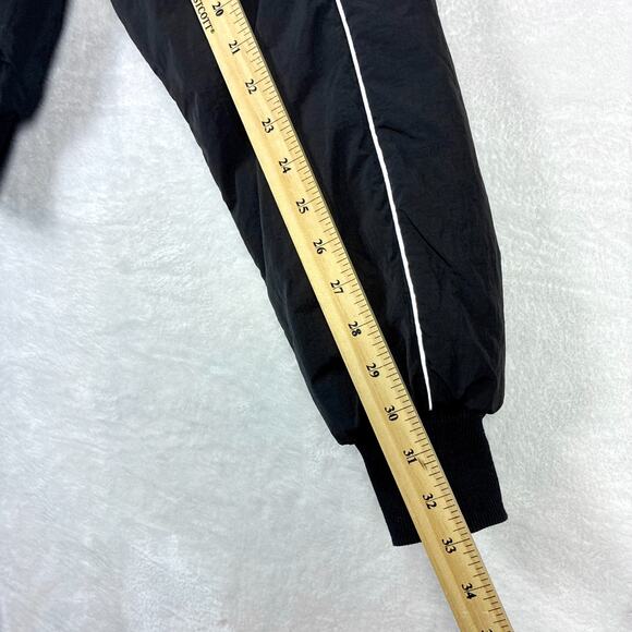 Alo Yoga Drop Top Puffer Jacket Womens S Black Reflective Nylon Preppy Baddie - Picture 10 of 13